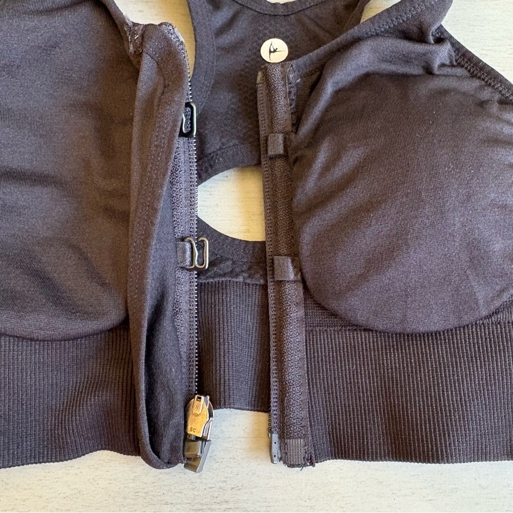 90 Degree By Reflex Activewear Support Zip Front Racerback Sports Bras Set Sz S - Picture 6 of 15